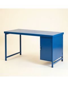 Elm Crossing Empty Workshop Workbench - Blue (synthetic illustration; no displayed measurements)