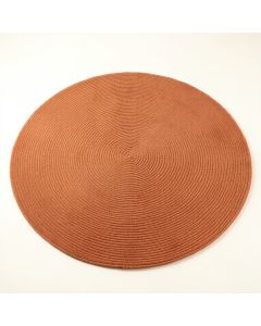 Elm Brook Round Area Rug - Terracotta (synthetic illustration; no displayed measurements)