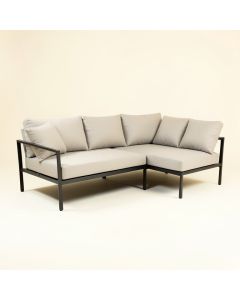 Mirabelle Patio Sectional With Cushions (synthetic illustration; no displayed measurements)