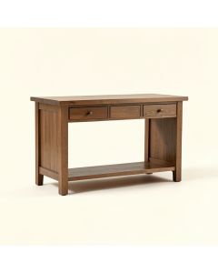 Carabella Solid Wood Console Table (synthetic illustration; no displayed measurements)