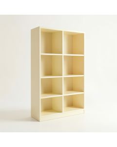 Cove Bluff Freestanding Bookcase - Cream (synthetic illustration; no displayed measurements)