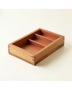 Wren Bend Empty Pantry Drawer Organizer Insert - Terracotta (synthetic illustration; no displayed measurements)