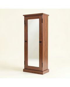 Maura Storage Organizer Over The Door/Wall Mounted Jewelry Armoire With Mirror (synthetic illustration; no displayed measurements)