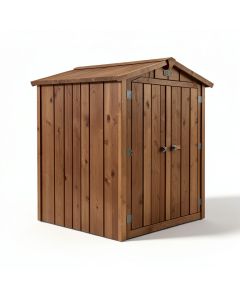 12 Ft. W X 5 Ft. D Solid Wood Lean-To Storage Shed (synthetic illustration; no displayed measurements)