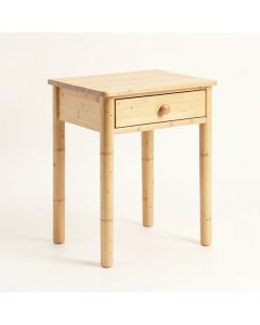 Vale Bend Side Table - Beige (synthetic illustration; no displayed measurements)