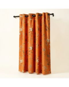 Heather Dutton Island Breeze Living Floral Room Darkening Rod Pocket Single Curtain Panel (synthetic illustration; no displayed measurements)