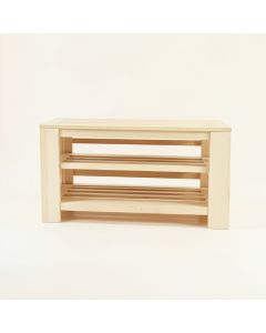 Holly Dale Shoe Storage Bench - Ivory (synthetic illustration; no displayed measurements)