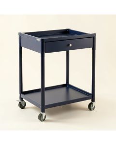 Flint Brook Empty Rolling Workshop Cart - Navy (synthetic illustration; no displayed measurements)