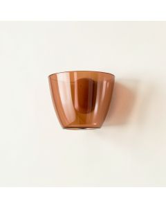 River Canyon Wall Sconce Mounted On A Plain Wall - Terracotta (synthetic illustration; no displayed measurements)