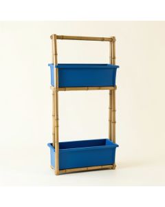 Shore Arc Empty Vertical Garden Frame - Blue (synthetic illustration; no displayed measurements)
