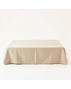 Linden Dale Flat Bed Sheet - Beige (synthetic illustration; no displayed measurements)