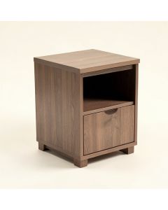 Camp End Table With Storage (synthetic illustration; no displayed measurements)