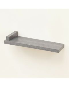 Shore Bridge Wall-Mounted Shelf - Gray (synthetic illustration; no displayed measurements)