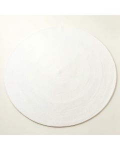 Rowan Bluff Round Area Rug - White (synthetic illustration; no displayed measurements)