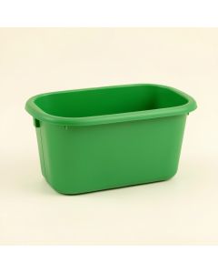 Oak Bend Empty Railing Planter With Integral Brackets - Green (synthetic illustration; no displayed measurements)