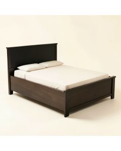 Dorinda Solid Wood Low Profile Standard Bed (synthetic illustration; no displayed measurements)