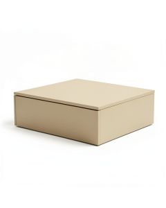 Hill Dale Desktop Monitor Riser - Beige (synthetic illustration; no displayed measurements)