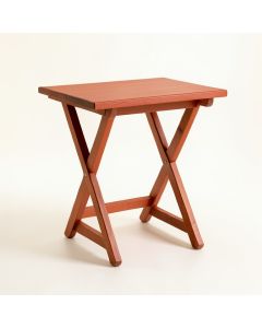 Brook Dell Compact Balcony Table - Terracotta (synthetic illustration; no displayed measurements)