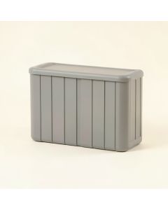 Moss Dale Narrow Outdoor Storage Bench - Gray (synthetic illustration; no displayed measurements)
