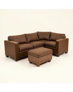 Adomas 104 '' Wide Left Hand Facing Sofa & Chaise With Ottoman (synthetic illustration; no displayed measurements)
