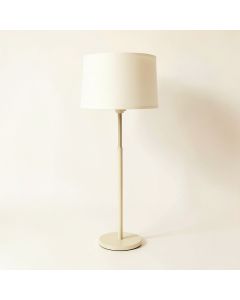 Shore Bend Floor Lamp With A Plain Fabric Shade - Ivory (synthetic illustration; no displayed measurements)