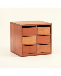 Brook Crossing Small-Parts Storage Drawer Cabinet - Terracotta (synthetic illustration; no displayed measurements)