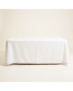 Meadow Dell Flat Bed Sheet - White (synthetic illustration; no displayed measurements)