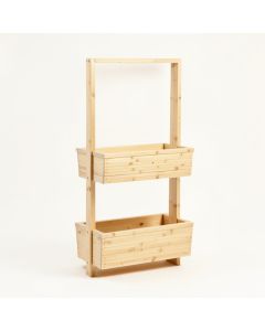 Linden Canyon Empty Vertical Garden Frame - Ivory (synthetic illustration; no displayed measurements)