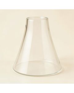 5 '' H Glass Bell Lamp Shade ( Screw On ) (synthetic illustration; no displayed measurements)