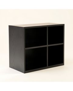 Hazel Canyon Desktop Shelving Unit - Black (synthetic illustration; no displayed measurements)