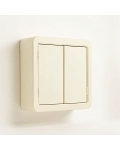 Summit Dell Wall-Mounted Entry Cabinet - Cream (synthetic illustration; no displayed measurements)
