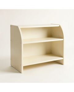 Ash Crest Desktop Shelving Unit - Cream (synthetic illustration; no displayed measurements)