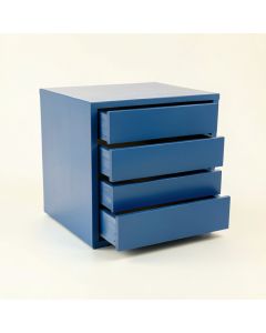 Sage Dell Small-Parts Storage Drawer Cabinet - Blue (synthetic illustration; no displayed measurements)