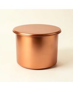 Copper Acid Drum Coffee Table (synthetic illustration; no displayed measurements)