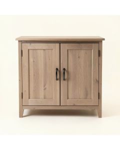 French Farmhouse 2 Door Accent Cabinet (synthetic illustration; no displayed measurements)