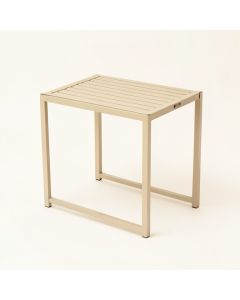 Linden Crest Compact Balcony Table - Beige (synthetic illustration; no displayed measurements)