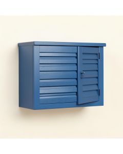 Lake Bridge Wall-Mounted Entry Cabinet - Blue (synthetic illustration; no displayed measurements)