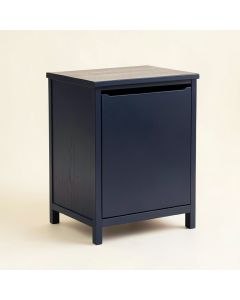 Flint Crossing Freestanding Pull-Out Hamper Cabinet - Navy (synthetic illustration; no displayed measurements)