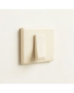 Stone Canyon Wall-Mounted Robe Hook - Ivory (synthetic illustration; no displayed measurements)