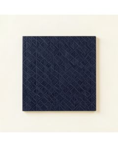 Vale Canyon Uninstalled Square Decorative Tile - Navy (synthetic illustration; no displayed measurements)
