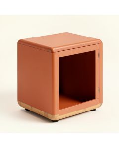 Laurel Field Side Table - Terracotta (synthetic illustration; no displayed measurements)