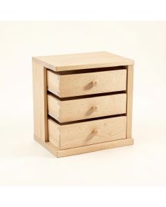 Glen Canyon Small-Parts Storage Drawer Cabinet - Beige (synthetic illustration; no displayed measurements)
