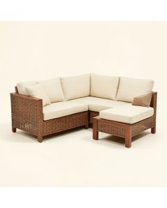 Paille Outdoor Sofa Patio Sectional With Cushions (synthetic illustration; no displayed measurements)