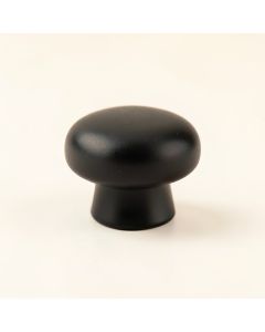 Flint Crest Cabinet Knob Without Packaging - Black (synthetic illustration; no displayed measurements)