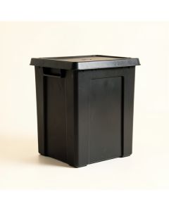 Cliff Dale Closed Outdoor Storage Box - Black (synthetic illustration; no displayed measurements)