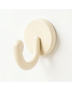 Fern Bend Wall-Mounted Robe Hook - Cream (synthetic illustration; no displayed measurements)