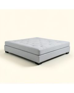 Brittany Tufted Upholstered Low Profile Storage Platform Bed (synthetic illustration; no displayed measurements)