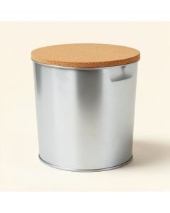 Laundry Hamper With Cork Lid (synthetic illustration; no displayed measurements)