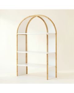 Hill Brook Freestanding Bookcase - White (synthetic illustration; no displayed measurements)