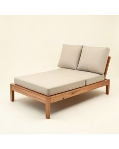 51.18 '' Wide Outdoor Patio Daybed With Cushions (synthetic illustration; no displayed measurements)